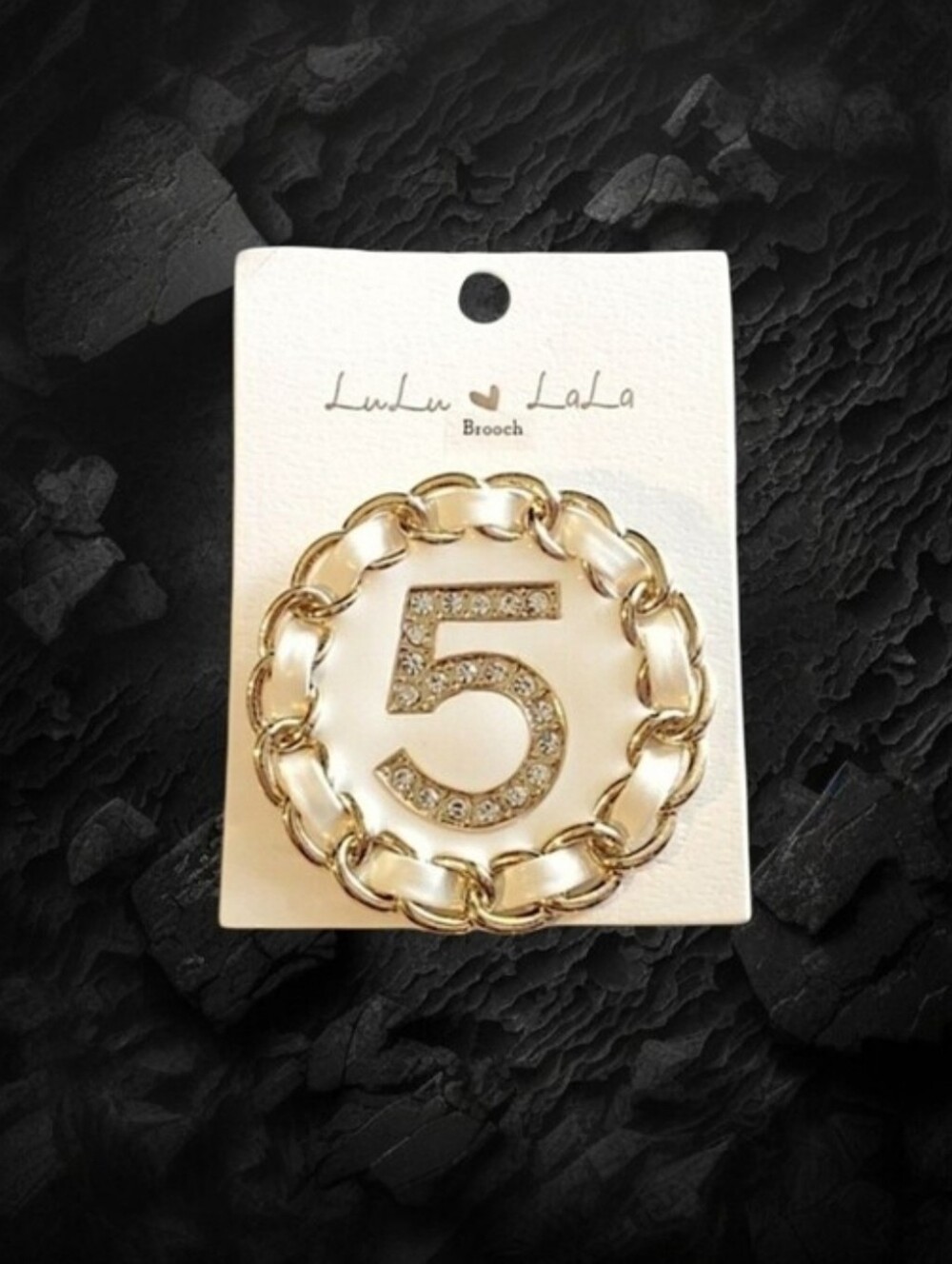 Fashion Brooch Number 5 by LuLu LaLa